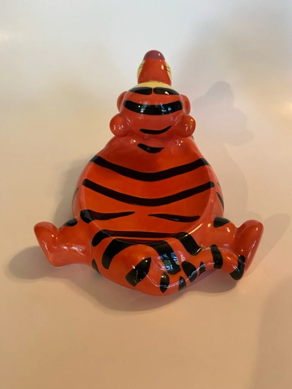 Vintage Disney Tigger Ceramic Soap Dish Trinket Tray Pooh & Friends Hand Painted